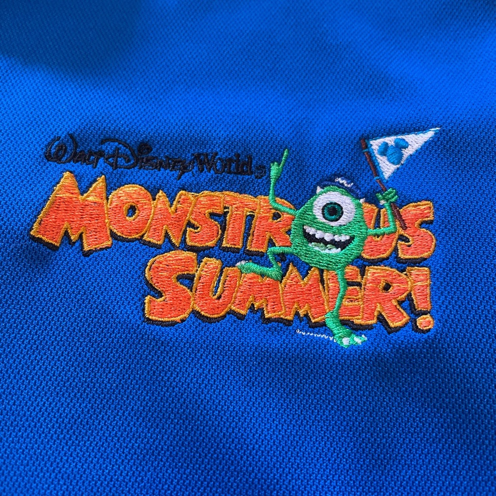 Disney/Pixar Monsters, Inc Blue Polo Shirt